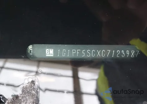 2012 Chevrolet Cruze 1Lt z USA, uszkodzony, nr VIN 1G1PF5SCXC7123987